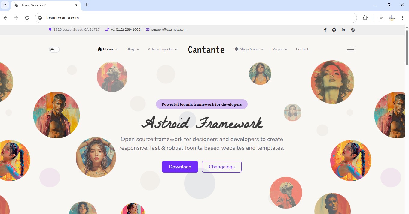 Sitio Web Cantante Jeshua